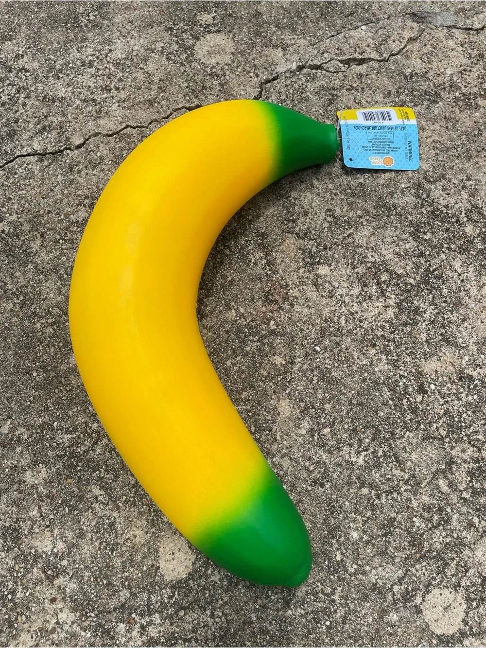 Viral 2 Pack - Squeezy Sunny Days Toy Squishy Banana & Peach Lot NEW!